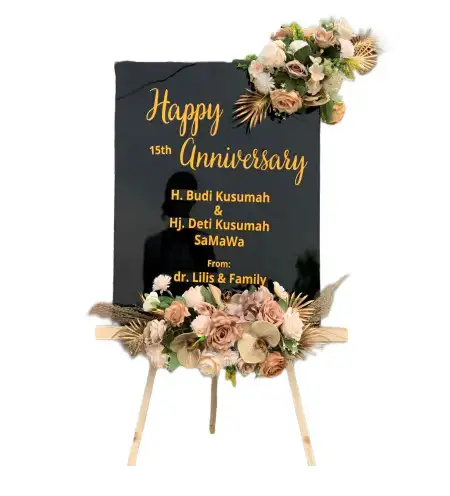 Papan Bunga Akrilik Wedding Venue Ciampea