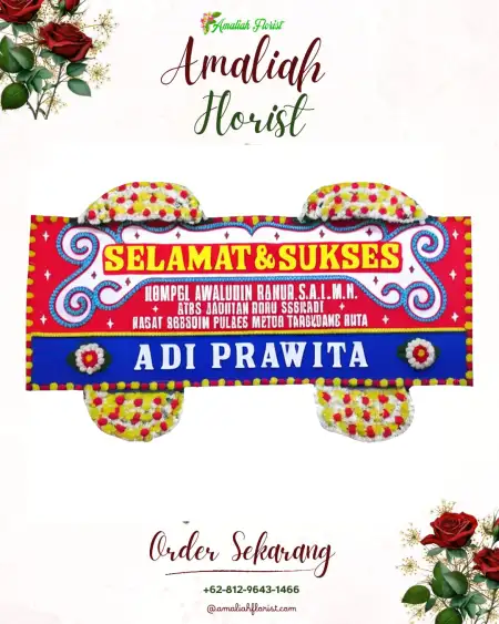 Papan Bunga Ucapan Selamat Wedding Venue Ciampea